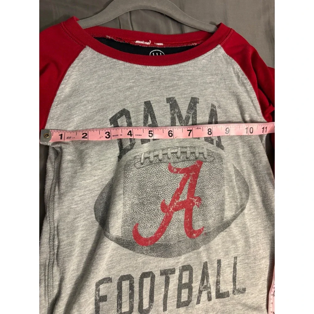 Alabama Crimson Tide Reversible Long‎ Sleeve Shirt Kids Bama Football Basketball